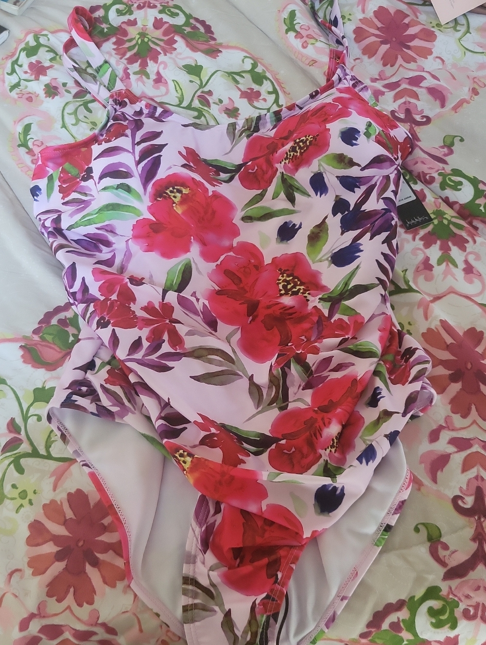 Womens Floral Swimsuit New With Tag